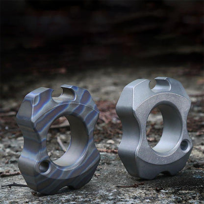 Mini Knuckle Duster Titanium Bottle Opener Pendant