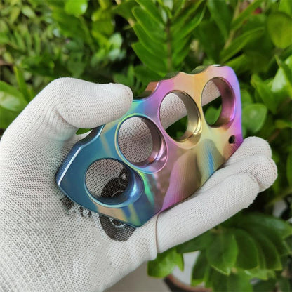 Titanium Alloy Knuckle Duster Security Defense EDC Tool