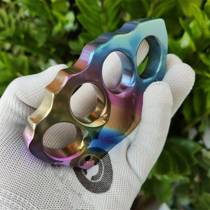 Titanium Alloy Knuckle Duster Security Defense EDC Tool