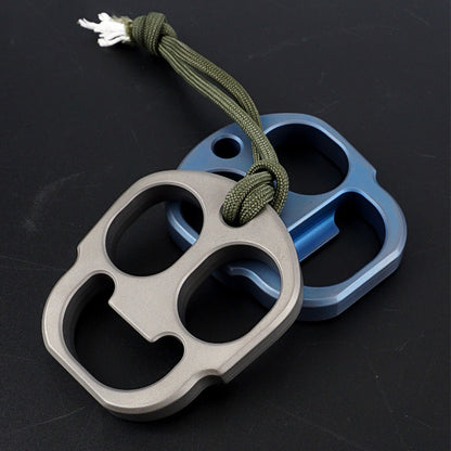 Titanium Bottle Opener Knuckle Duster Multi-function Defense Tool