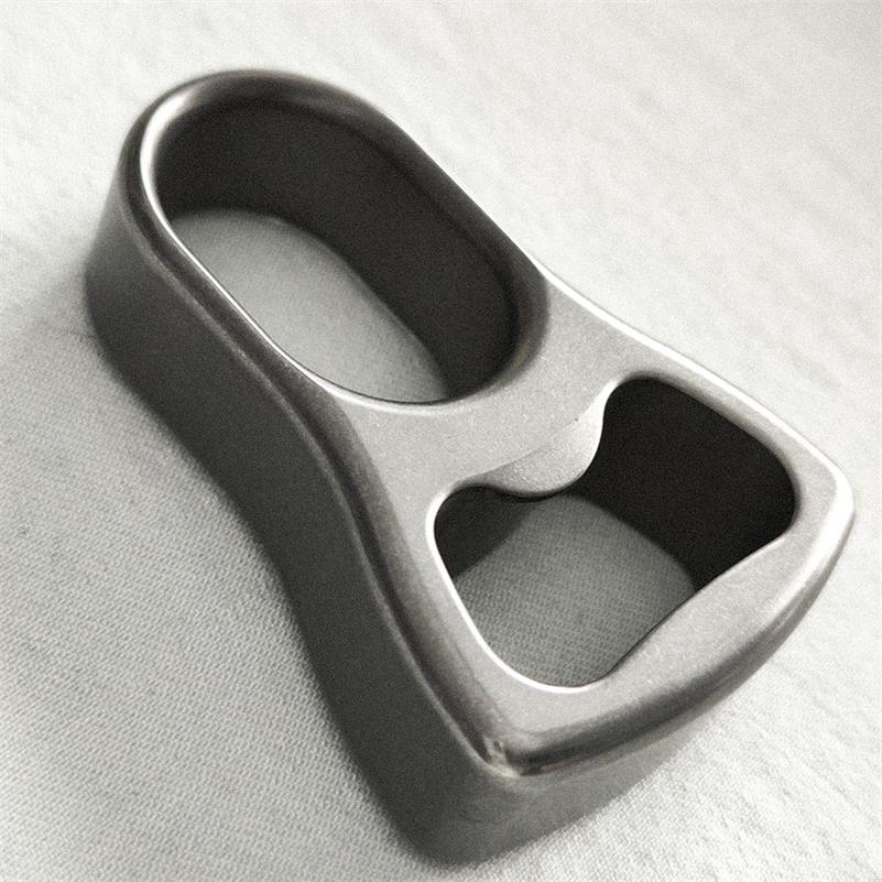 Titanium Alloy Knuckle Duster Open-bottle Boxing Self -defense Gear