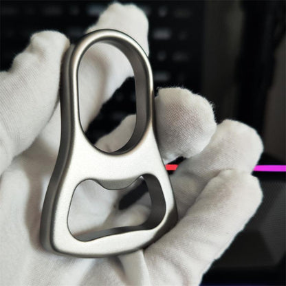 Titanium Alloy Knuckle Duster Open-bottle Boxing Self -defense Gear