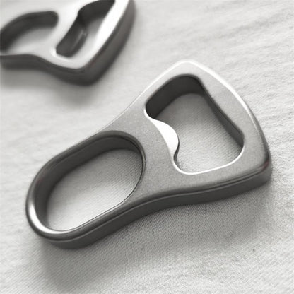 Titanium Alloy Knuckle Duster Open-bottle Boxing Self -defense Gear