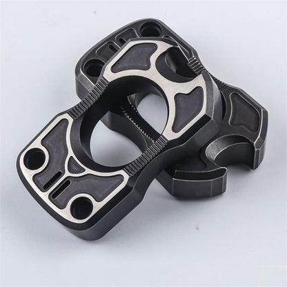 Single Finger Knuckle Duster Titanium Bottle EDC Tool