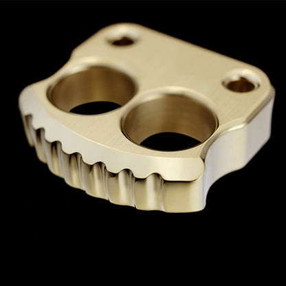 Mini Two Finger Solid Brass Knuckle Dusters