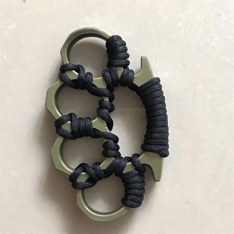 Umbrella Rope Knuckle Duster Four Finger Defense Fitness Training Boxi ...