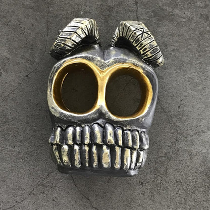 Fashion Skull Knuckle Duster Ram Horn Decorations