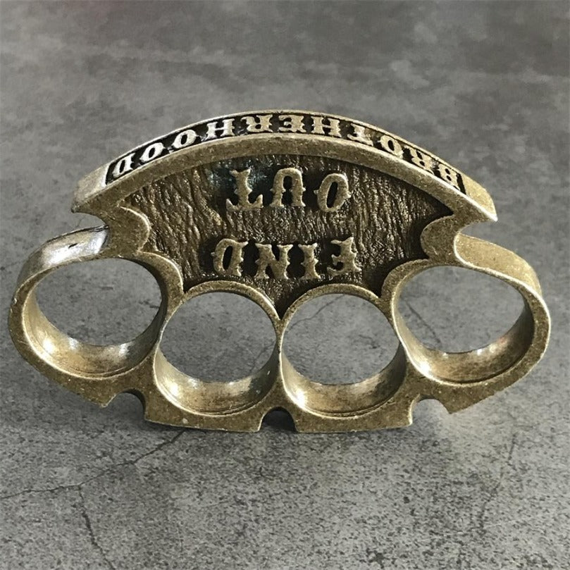 Mini Retro Knuckle Duster Portable Self-defense EDC Tool