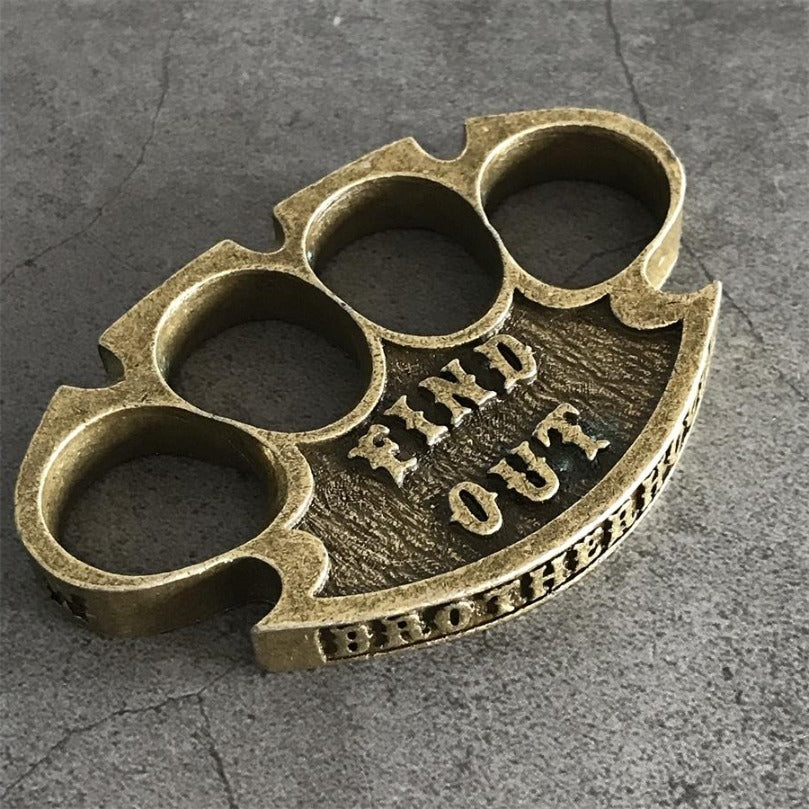 Mini Retro Knuckle Duster Portable Self-defense EDC Tool