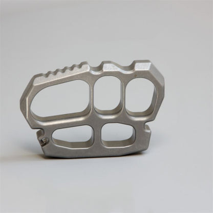 Solid Steel Knuckle Duster Self-Defense EDC Tool