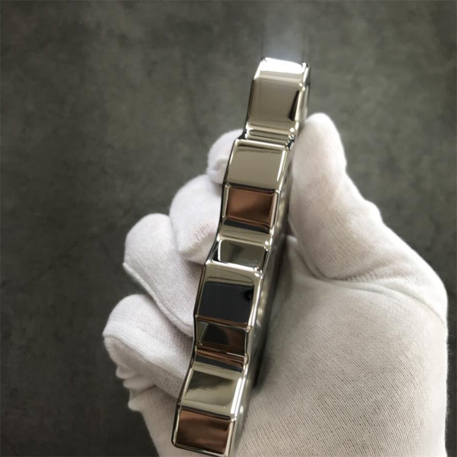 Brushed and Mirror Polished Craft Steel Knuckle Duster