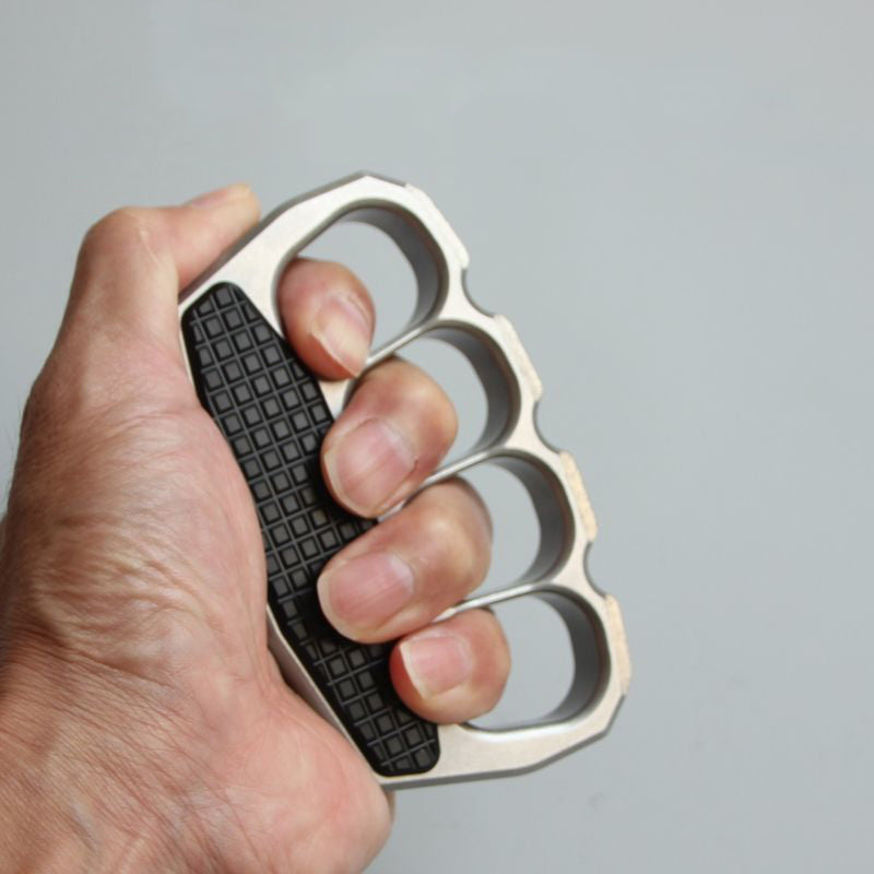 Magnetic Clip Steel Knuckle Duster Self-Defense EDC Tool