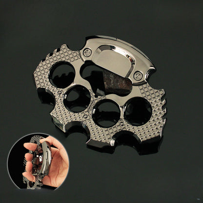 Heavy Knuckle Duster Self-defense Window Breaking EDC Tool