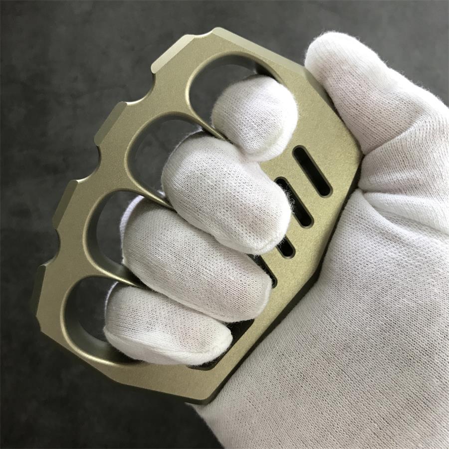 Aviation aluminium knuckle dusters back profile