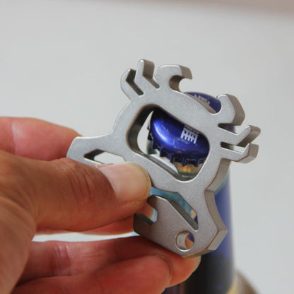 Titanium Alloy Crab Knuckle Duster Bottle Opener EDC Tool