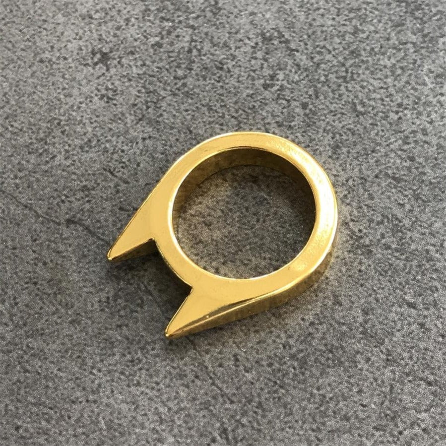 Mini Ring Knuckle Defense Decoration Gadgets