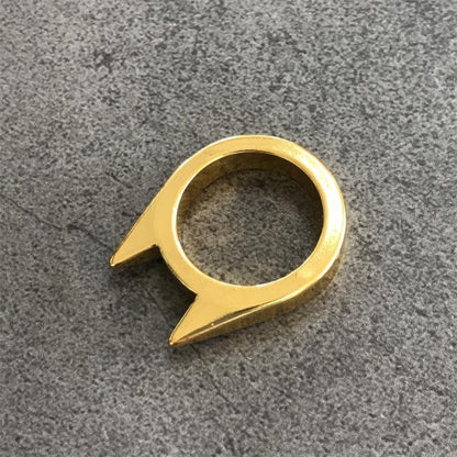 Mini Ring Knuckle Defense Decoration Gadgets