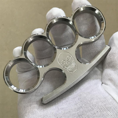 Solid Steel Knuckle Duster Broken Window Self-defense EDC Tool