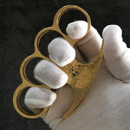 Old Style Knuckle Duster Self-Defense EDC Gear