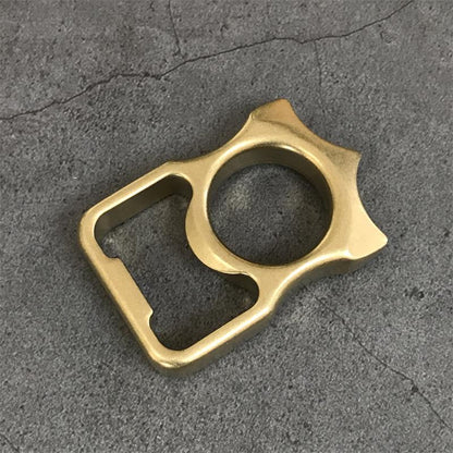 GODEDC Brass Knuckle Duster Bottle Opening EDC Tools