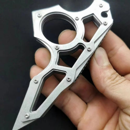 Dragon Teeth-Steel Knuckle Duster Window Breaking Defense EDC