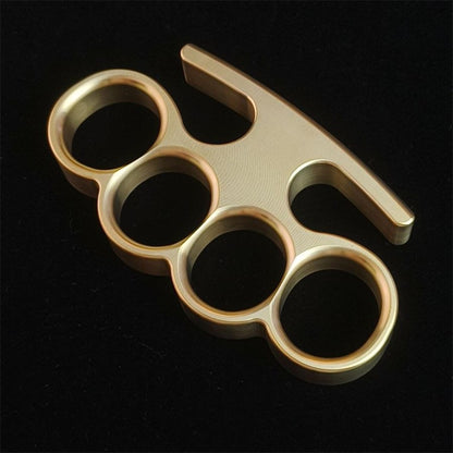 Solid Brass Knuckle Duster Broken Window Self-defence EDC Tool