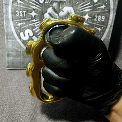 Creative Solid  Brass Knuckle Broken Window EDC Tool