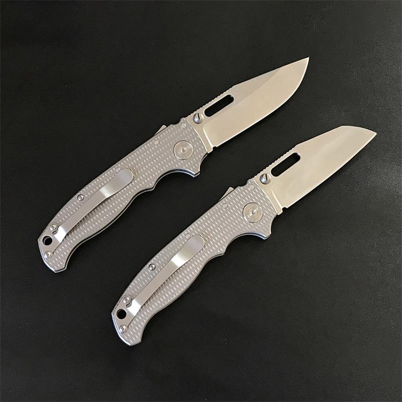 Outdoor Titanium Alloy Folding Knife Camping Hunting Pocket Knives