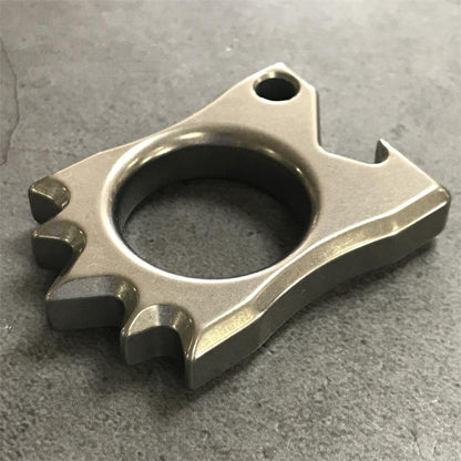 Titanium Hedgehog Open Bottle Knuckle Duster