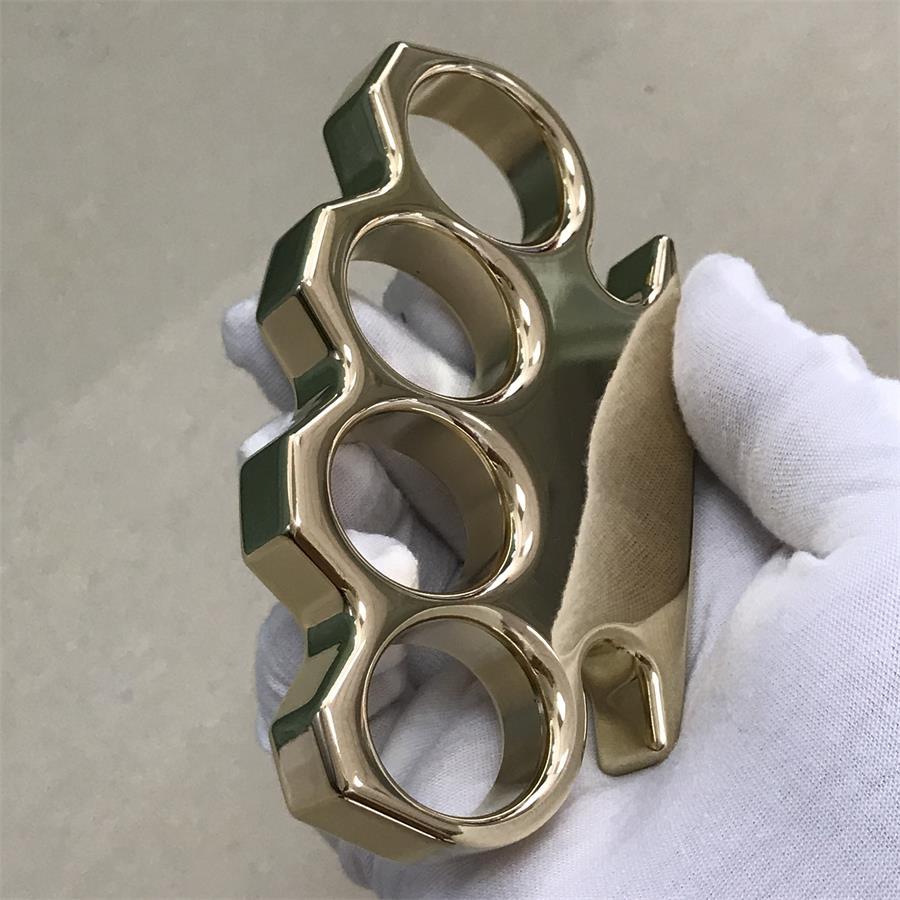 Mirror Polished Brass Knuckle Duster Classic Style