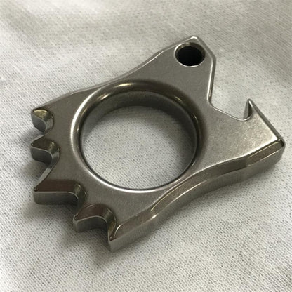 Titanium Hedgehog Open Bottle Knuckle Duster