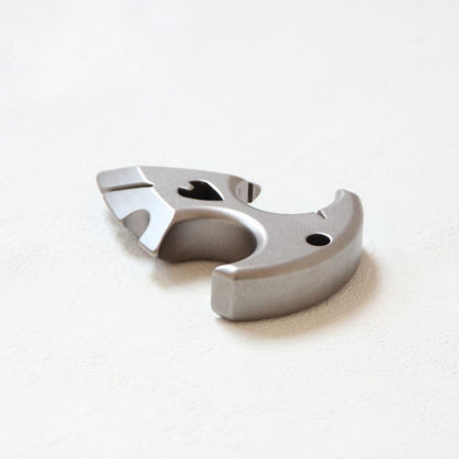 Mini Titanium Knuckle Duster Self Defense Broken Window EDC Tool