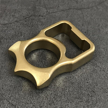 GODEDC Brass Knuckle Duster Bottle Opening EDC Tools