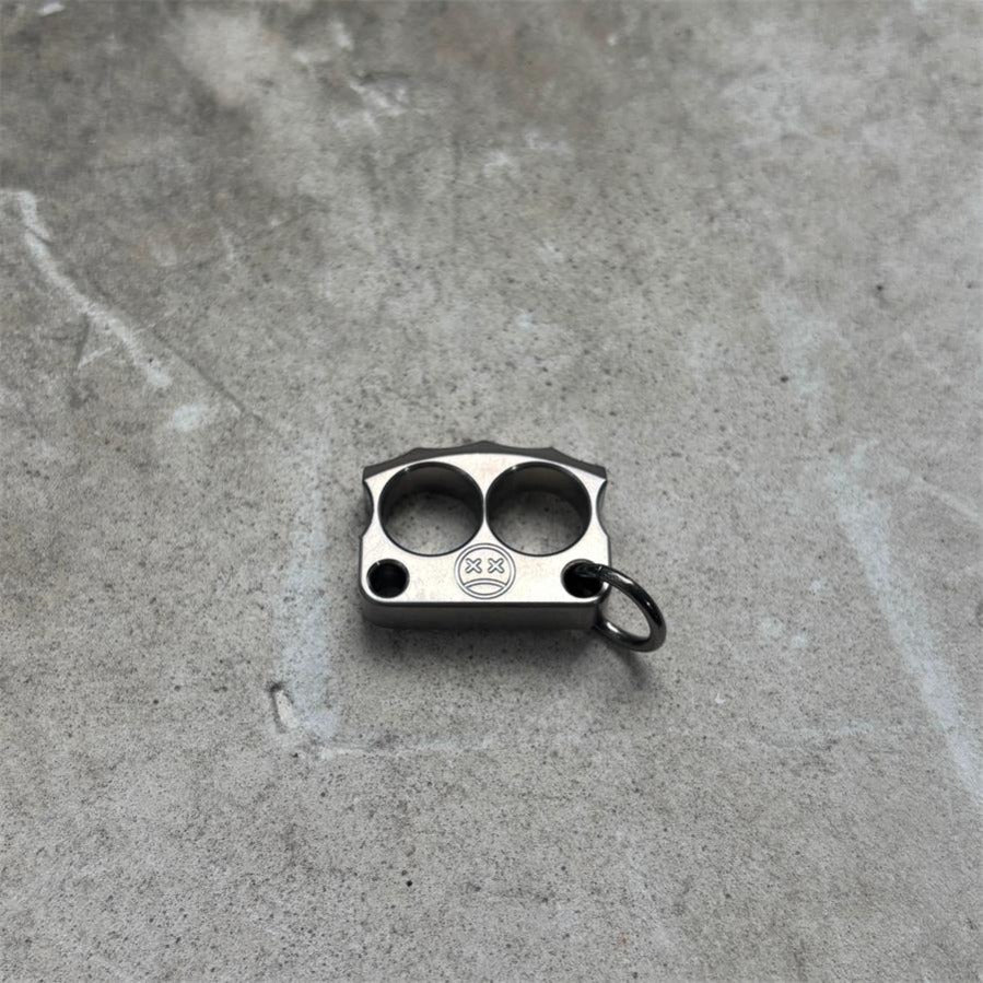Small Size Titanium Knuckle Duster Pendant Decorations