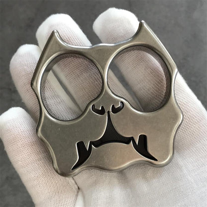 GODEDC Solid TC21 Titanium Alloy Dog Knuckle Duster