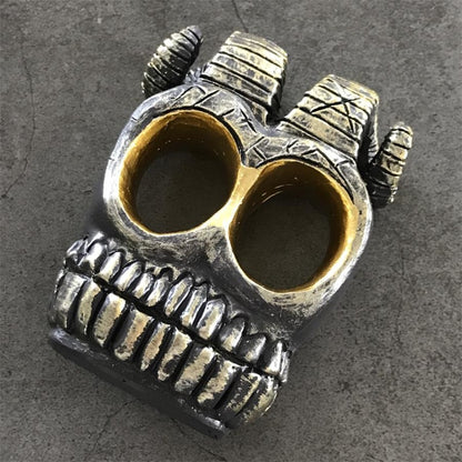 Fashion Skull Knuckle Duster Ram Horn Decorations