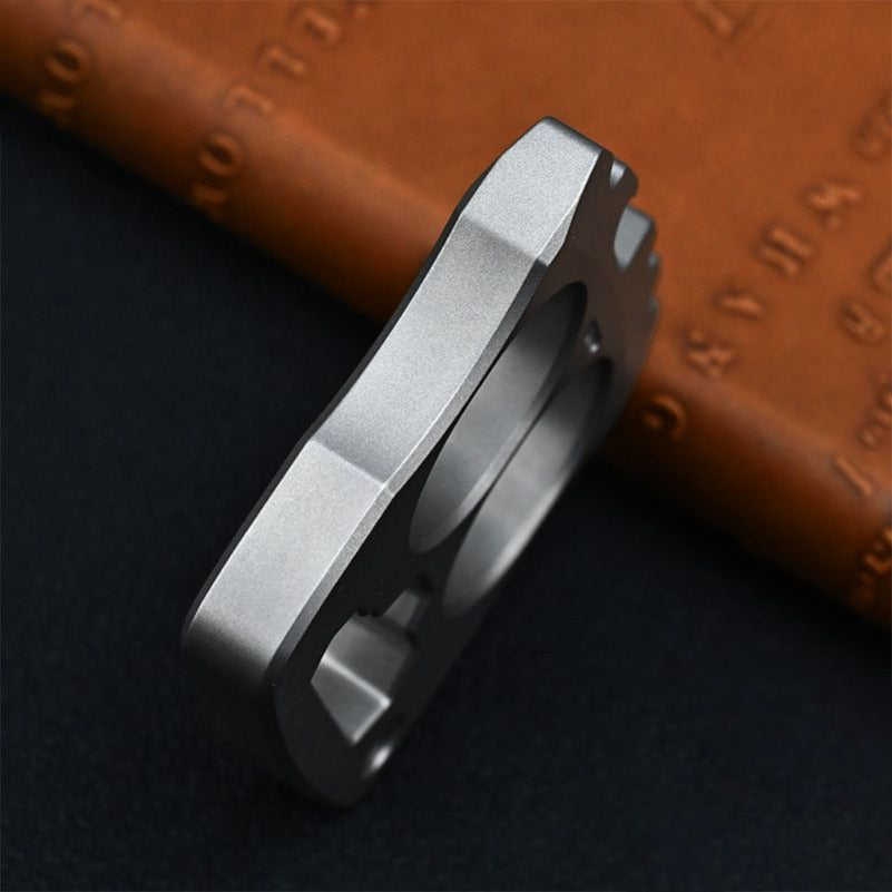 Multifunctional Titanium Knuckle Duster Smiley Face Bottle Opener