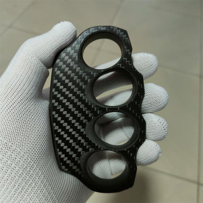 Carbon Fiber Knuckle Duster Window Breaker Defense Gear