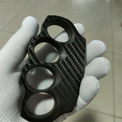 Carbon Fiber Knuckle Duster Window Breaker Defense Gear