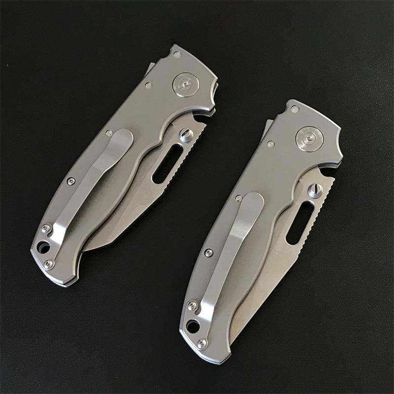 Outdoor Titanium Alloy Folding Knife Camping Hunting Pocket Knives