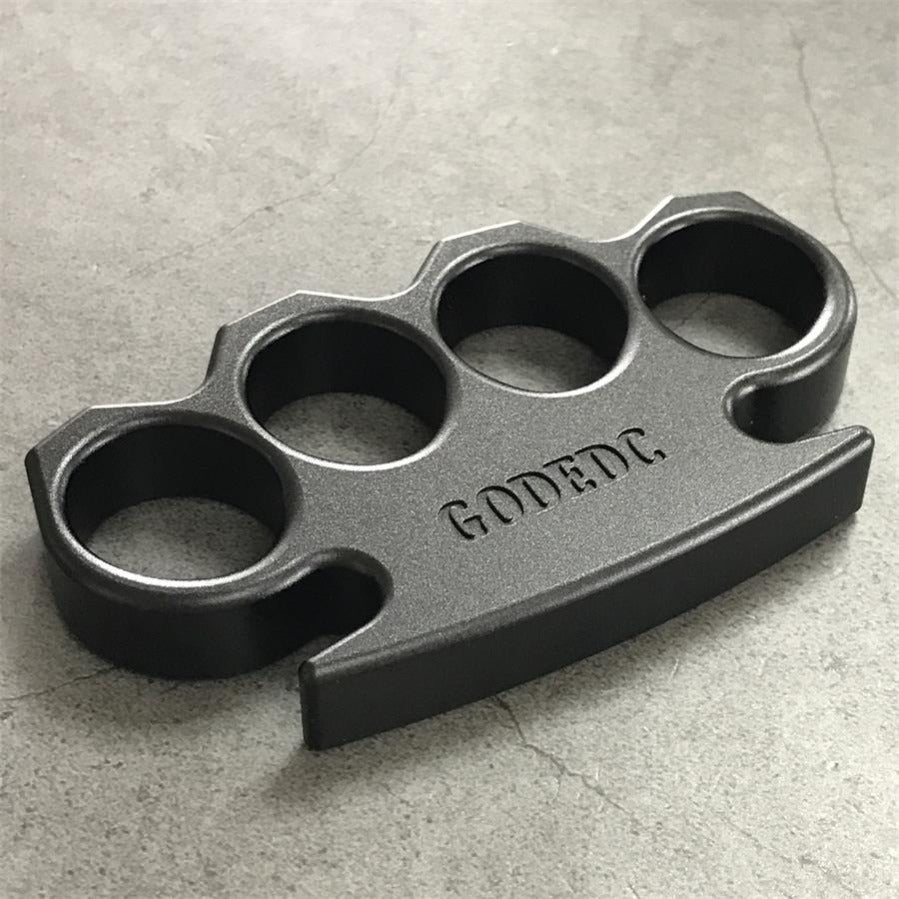 GODEDC Lightweight Aviation Aluminum Knuckle Duster Self-Defense EDC Tool
