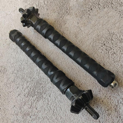 Side-by-side comparison view of both hammer heads and rubberized handles