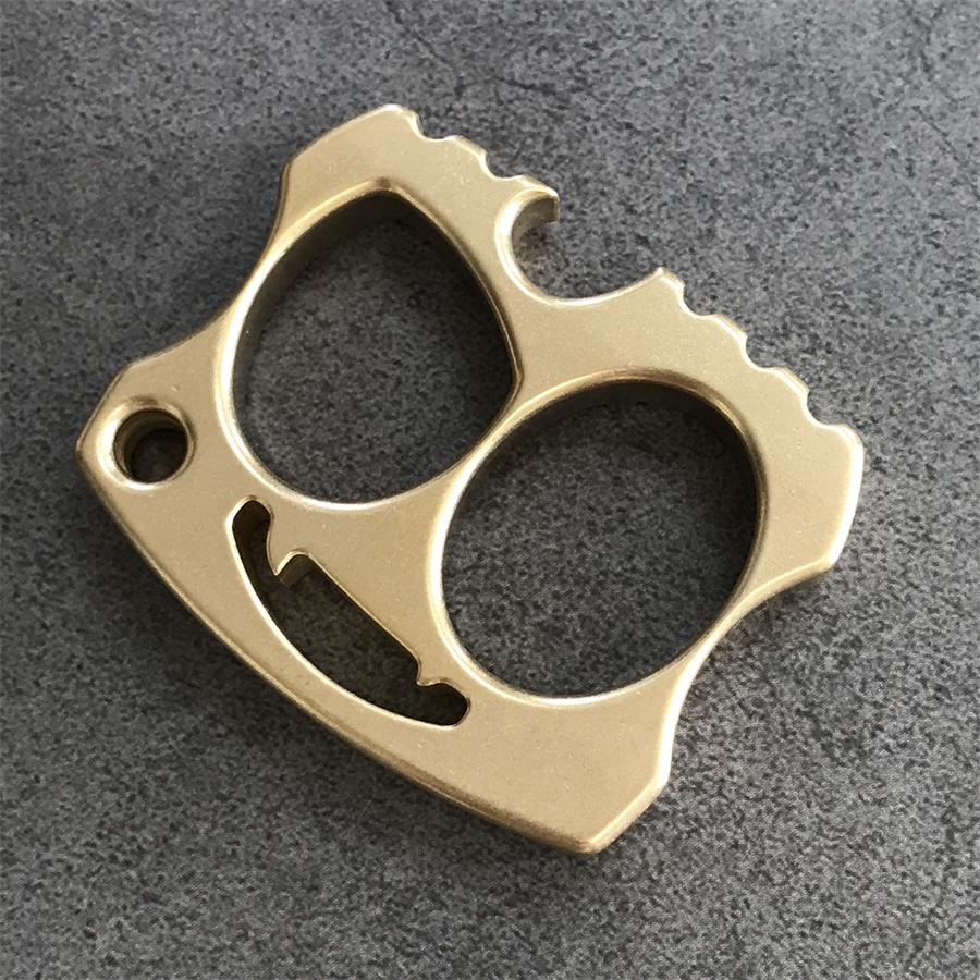 Personalized Brass Knuckle Duster Bottle Opening EDC Tool