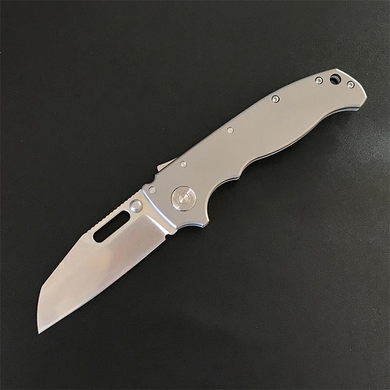 Outdoor Titanium Alloy Folding Knife Camping Hunting Pocket Knives