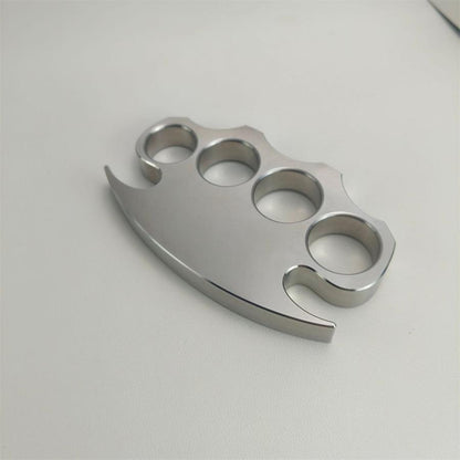 Solid Steel Knuckle Duster Outdoor Self-defense EDC Protective Gear