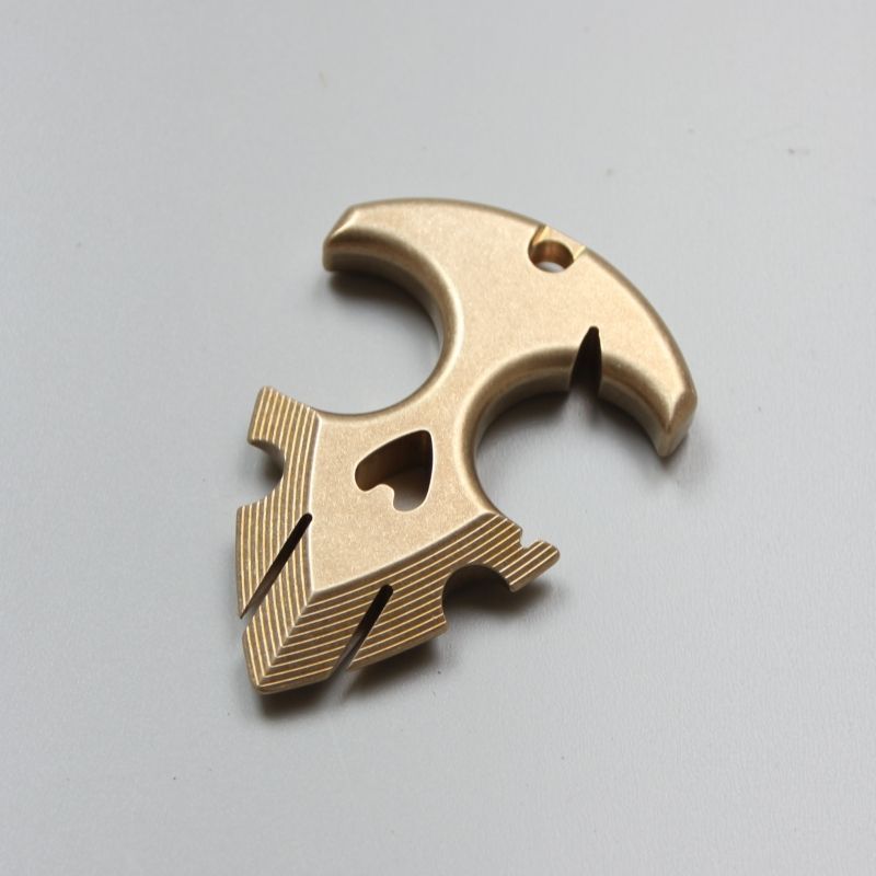 Outdoor Brass Knuckle Duster EDC Self-defense Decoration