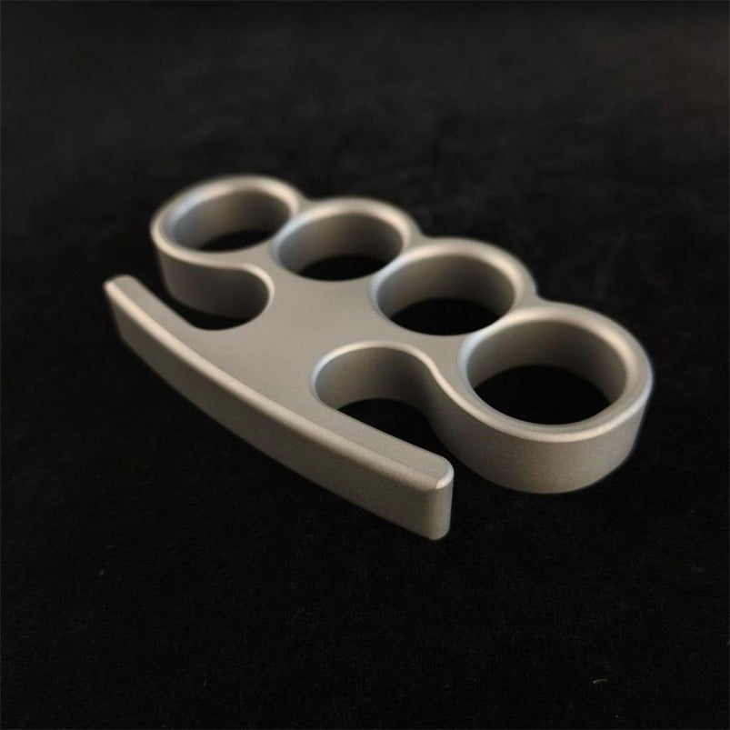 Solid TC21 Titanium Knuckle Duster Broken Window Self-defence EDC Tool