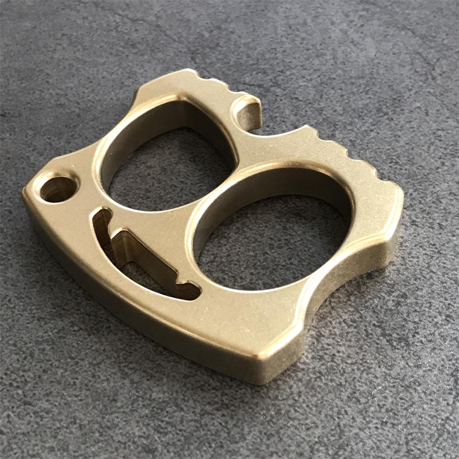 Personalized Brass Knuckle Duster Bottle Opening EDC Tool