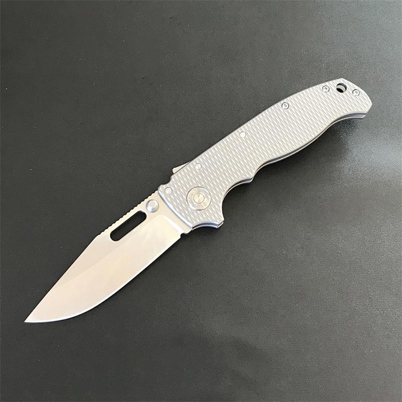 Outdoor Titanium Alloy Folding Knife Camping Hunting Pocket Knives