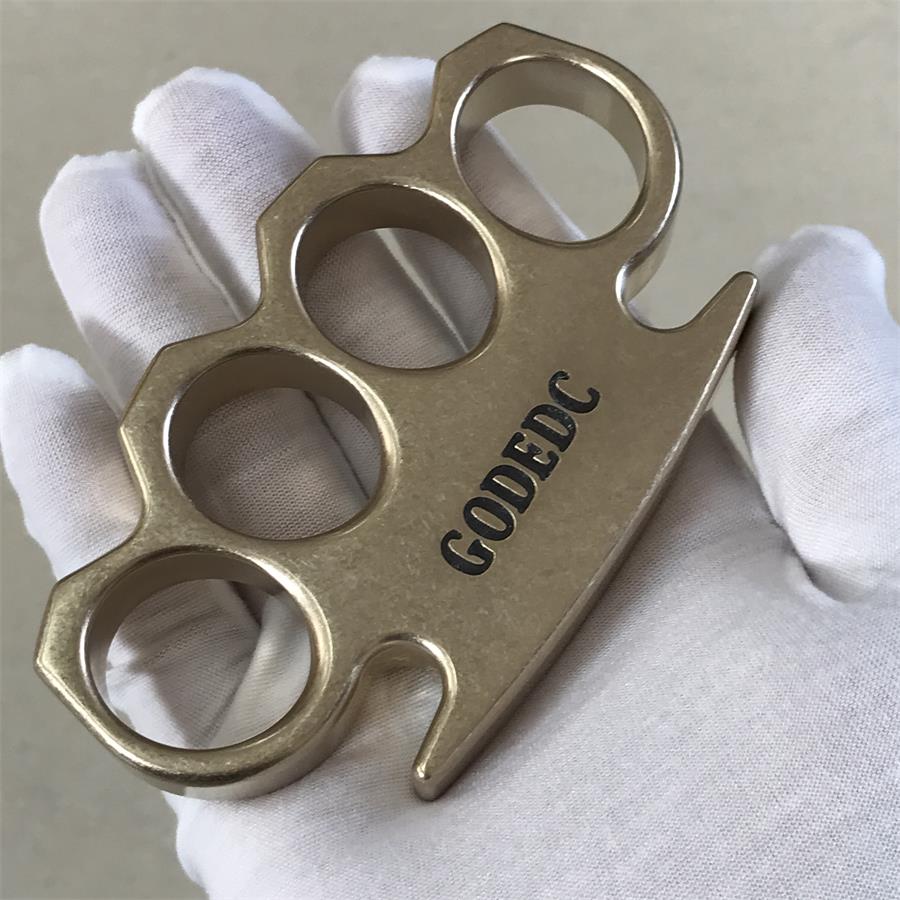 GODEDC KING OF GOD Stonewashed Classic Brass Knuckle Duster